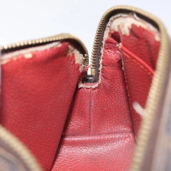 LOUIS VUITTON Damier Ebene Pochette Cosmetic PM Pouch N47516 LV Auth 113477 - Picture 10 of 16